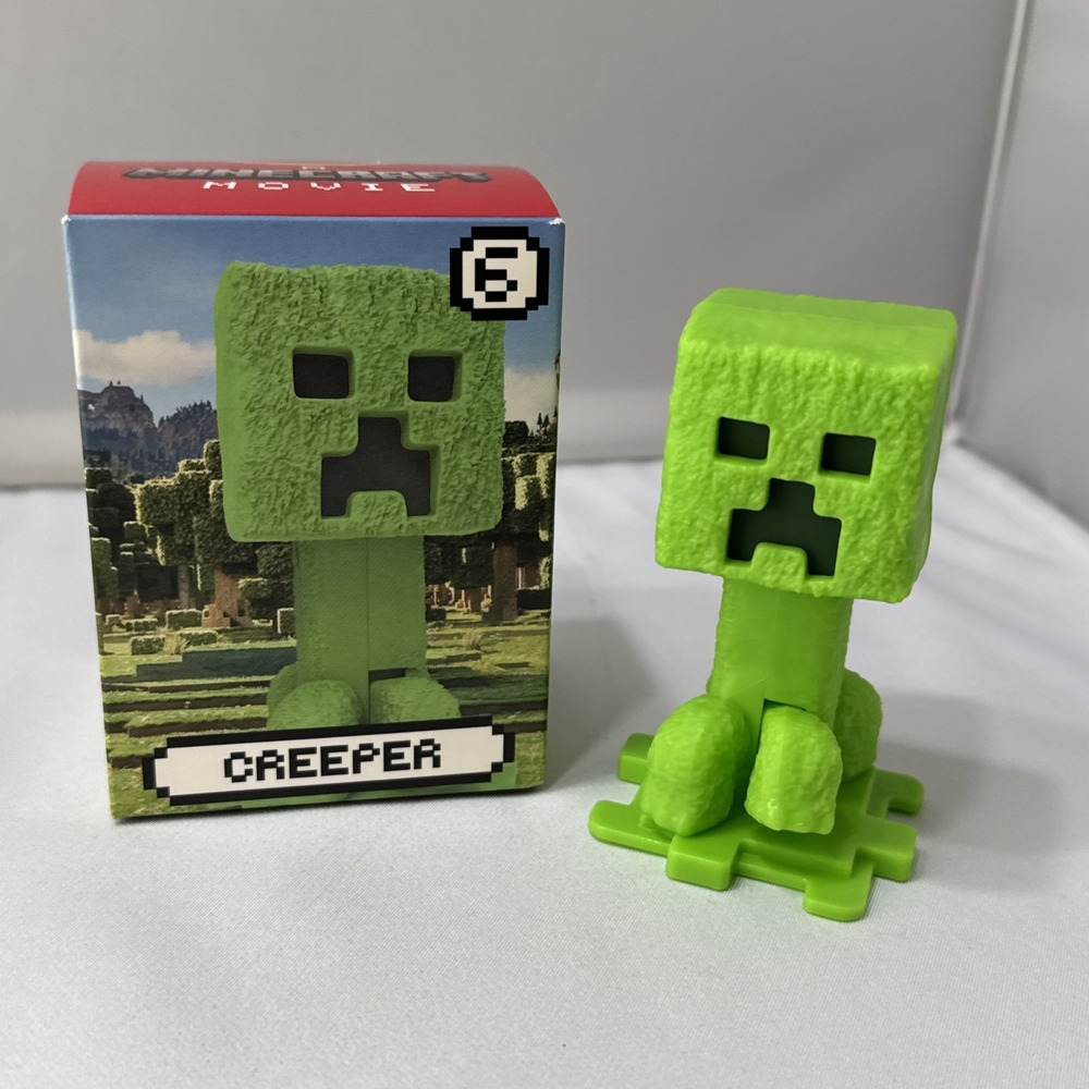 New McDonald's Happy Meal Toy Minecraft Movie 2025 Creeper Figure Toy SEALED